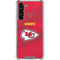 NFL Kansas City Chiefs Team Jersey Galaxy S24 FE Clear Case